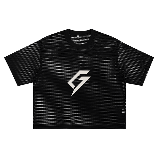 See-through Boxy Net T-shirt