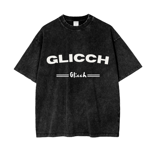 Glicch Snow Washed T-Shirt